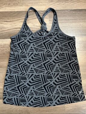 🍂3 for $15🍂 Old Navy Black & Gray Geometric Racerback Tank
